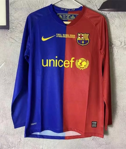 Barcalona 08/09 Long Sleeve Champions League Final