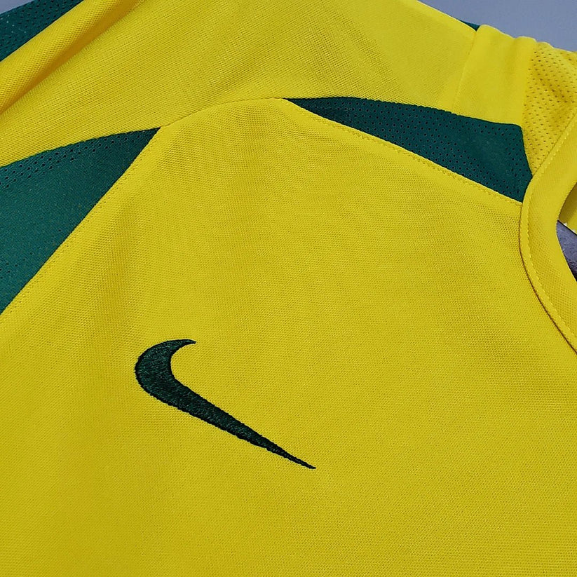 Brazil 2002 Retro Home Shirt