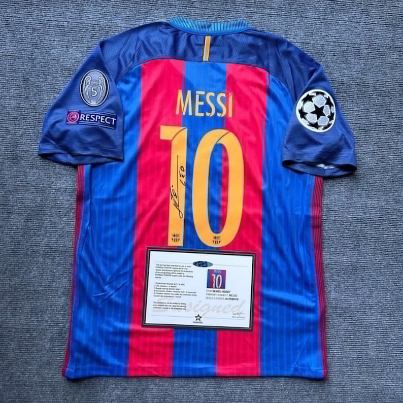 Barcelona “Lionel Messi” Signed Jersey