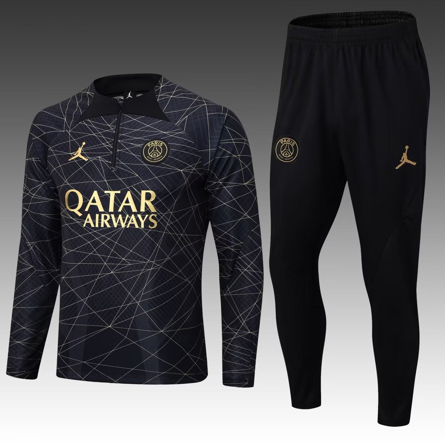 PSG Training Tracksuit "Yellow Webs"