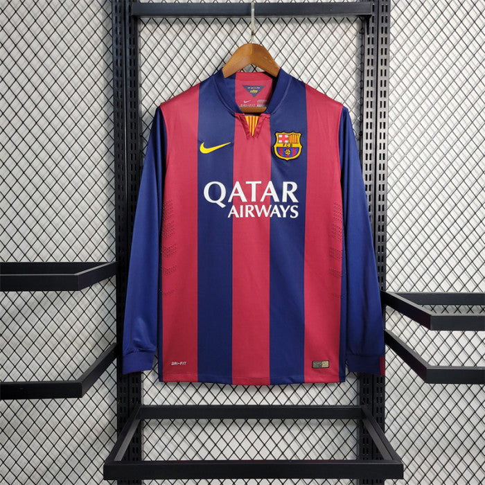 Barcalona 14/15 Retro Home long Sleeve