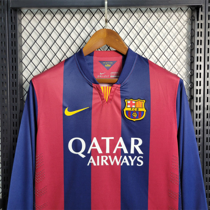 Barcalona 14/15 Retro Home long Sleeve