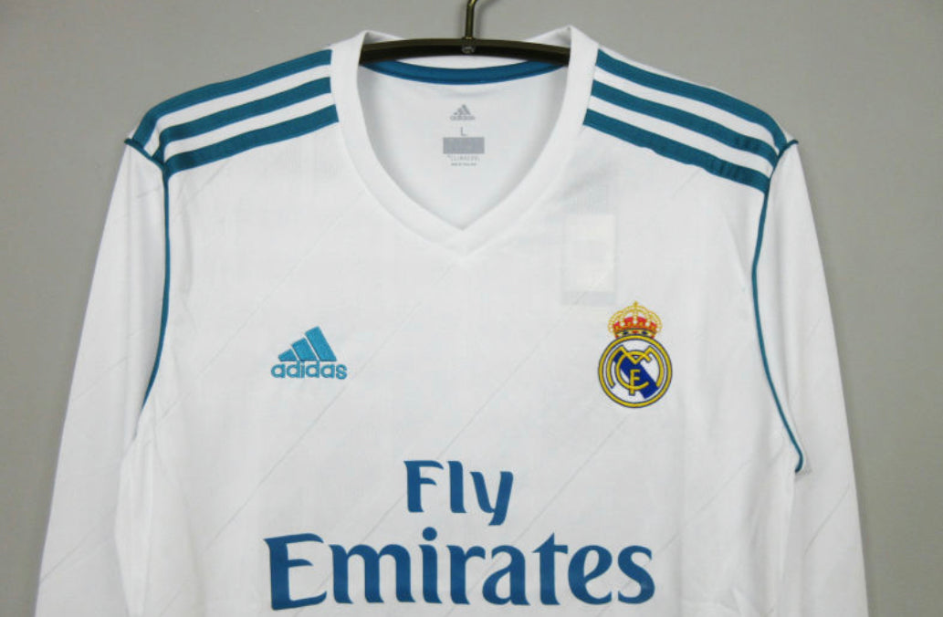 Real Madrid 17/18 Home Long Sleeve