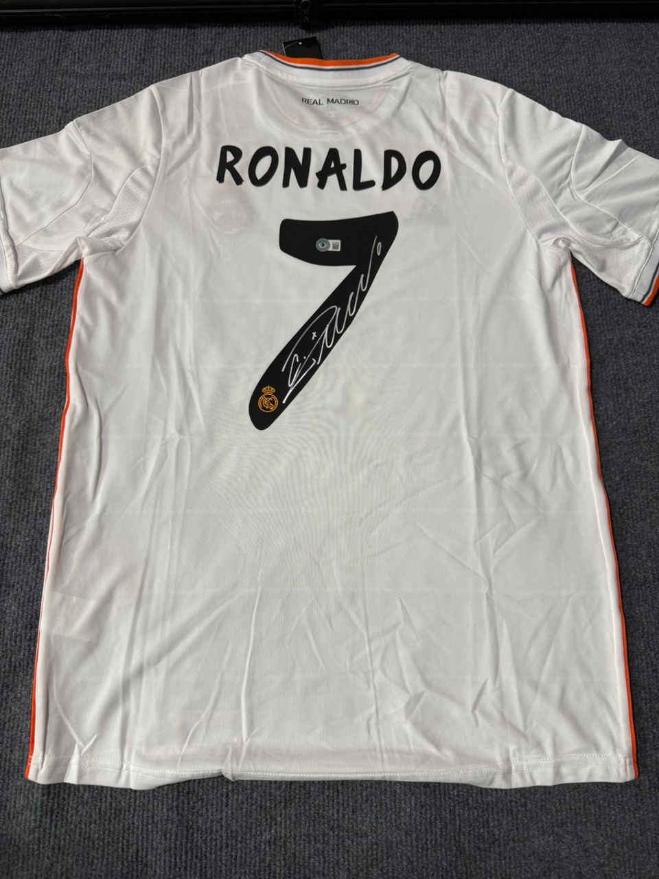 Signed Cristiano Ronaldo Beckket Real Madrid Jersey
