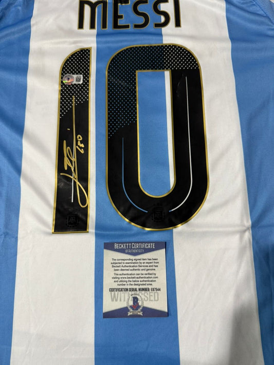 Signed Lionel Messi Argentina 24/25 Becket