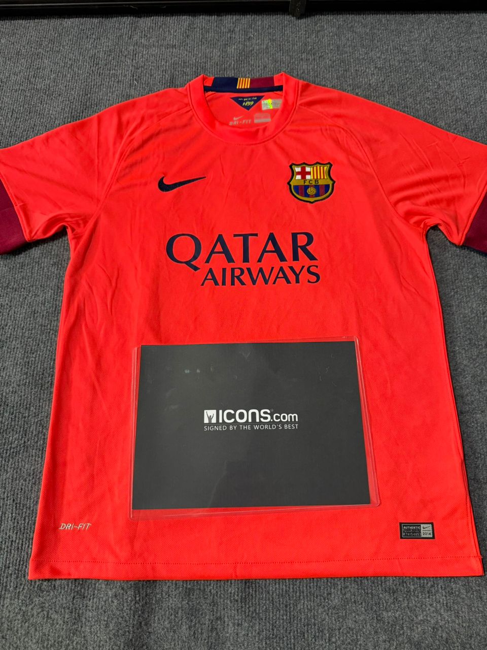 Signed Lionel Messi Barcelona ICONS