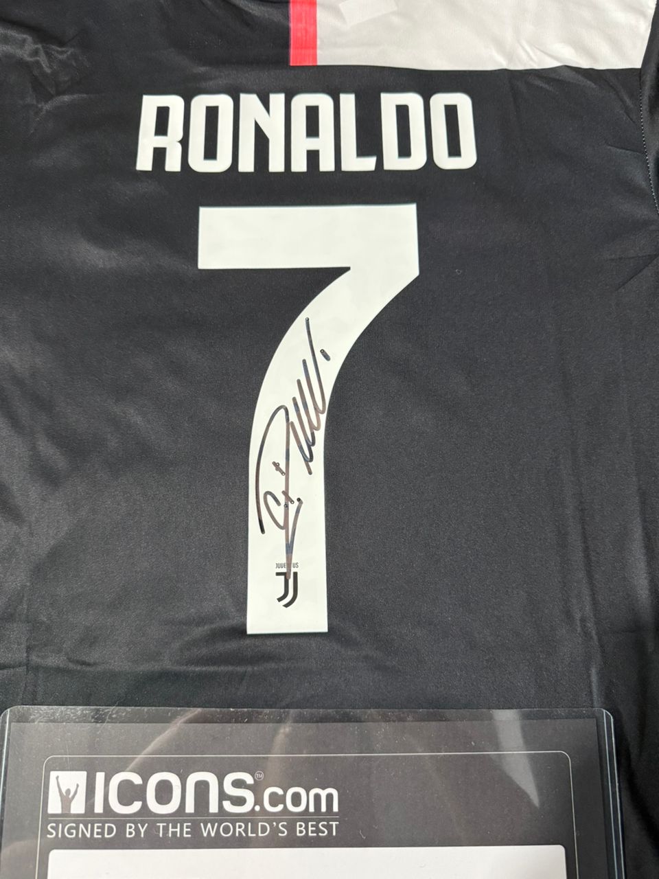 Signed Cristiano Ronaldo Icons Juventus Jersey