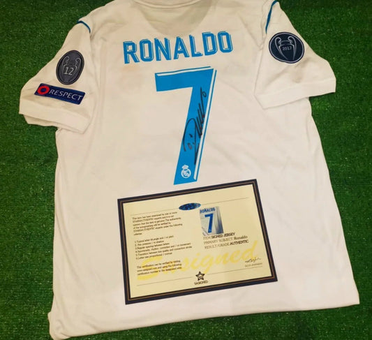 Signed Ronaldo Real Madrid Shirt