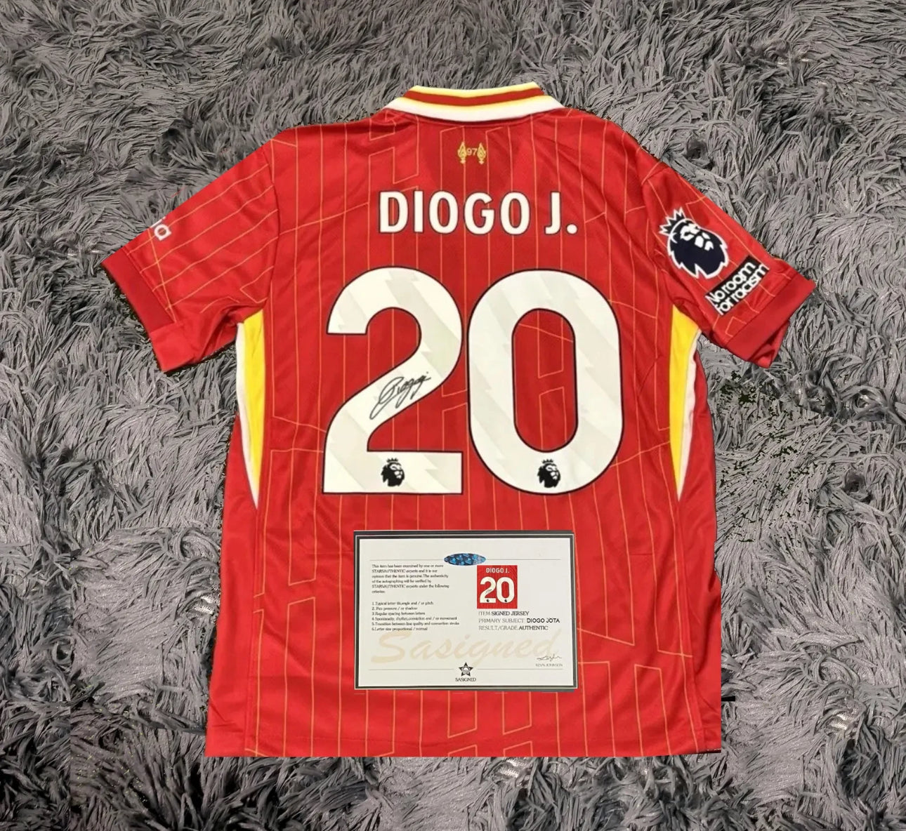 Signed Diogo Jota 24/25 Liverpool Jersey *Printed signature
