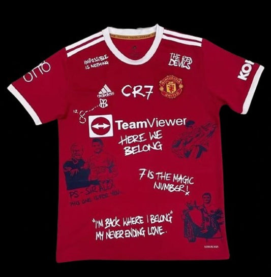Manchester United Ronaldo Custom Shirt