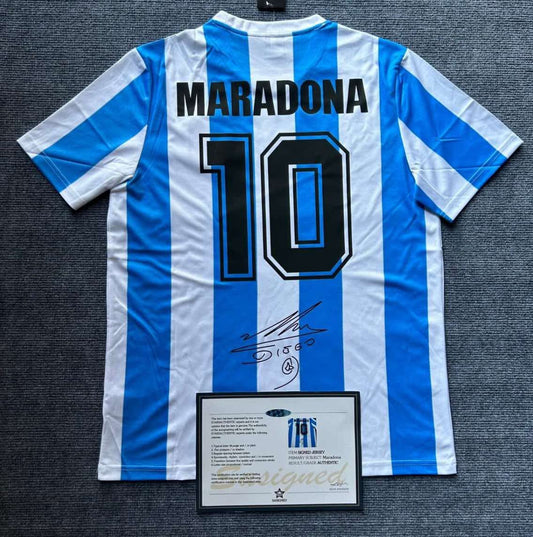Argentina “Diego Maradona” Signed Jersey
