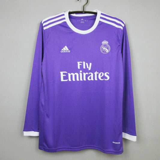Real Madrid 16/17 Retro Away Long Sleeve