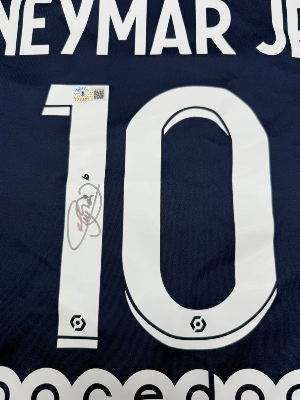 Signed Neymar JR Beckket PSG Jersey