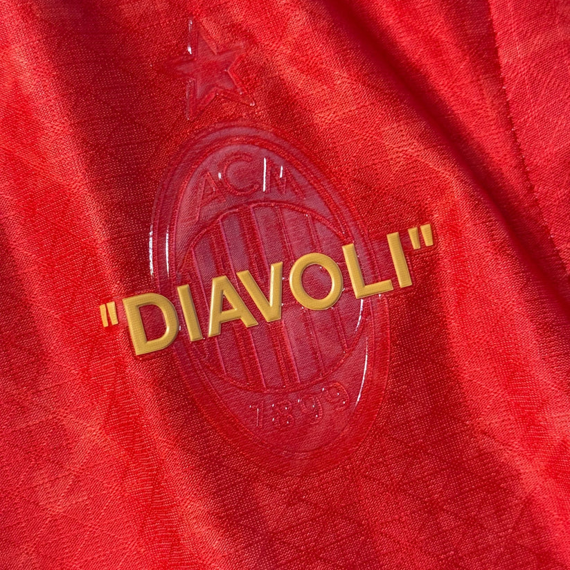 AC Milan × OFF-White 24/25 Red Special Shirt