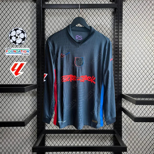 Barca × Travis Scott 24/25 Unreleased Long Sleeve Shirt