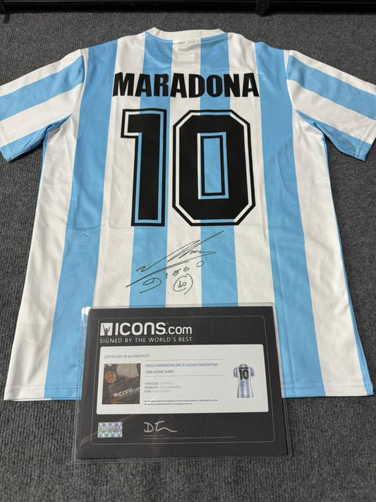 Signed Diego Maradona ICONS