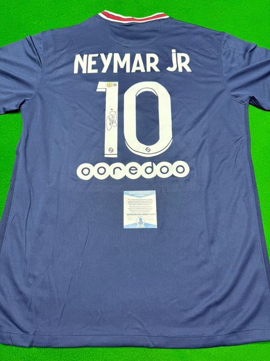 Signed Neymar JR Beckket PSG Jersey