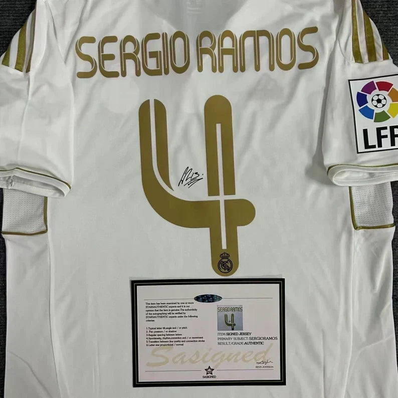 Signed Sergio Ramos Real Madrid Jersey