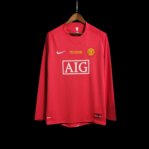 Manchester United 07/08 home long sleeve