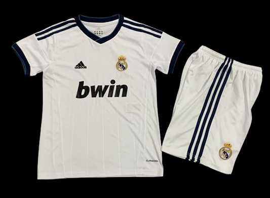 Real Madrid 12/13 Retro Home Kids