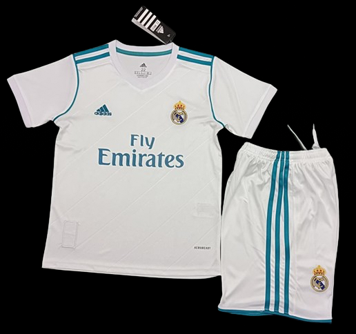 Real Madrid 17/18 Retro Home Kids