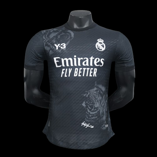 Real Madrid 24/25 Y-3 Black Player Version