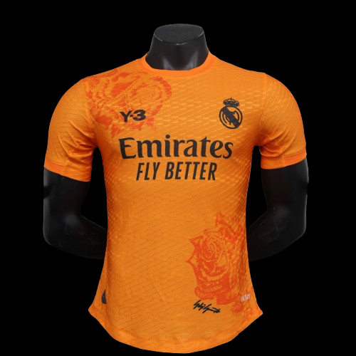 Real Madrid 24/25 Y-3 Orange Player Version