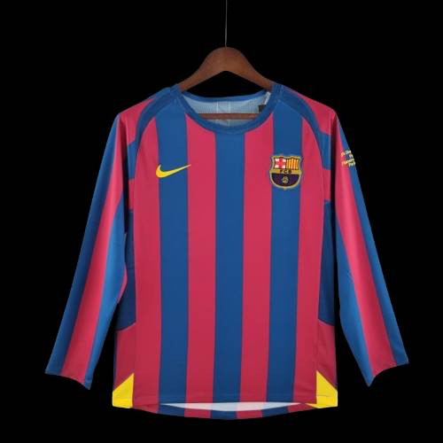 Barcalona 05/06 Retro Home Long Sleeve