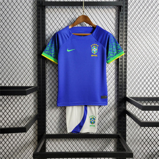 Brazil 2022 Away Kids
