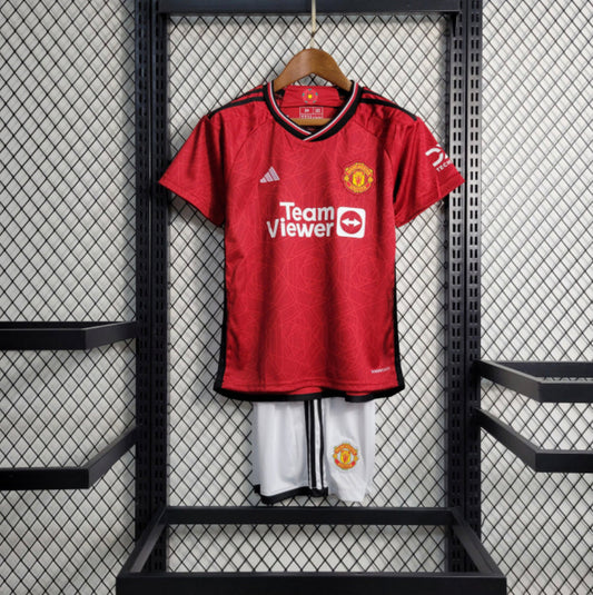 Manchester United 23/24 Home Kids