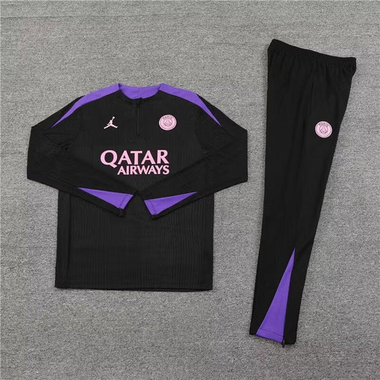PSG 24/25 Training Tracksuit Home Black & Purple