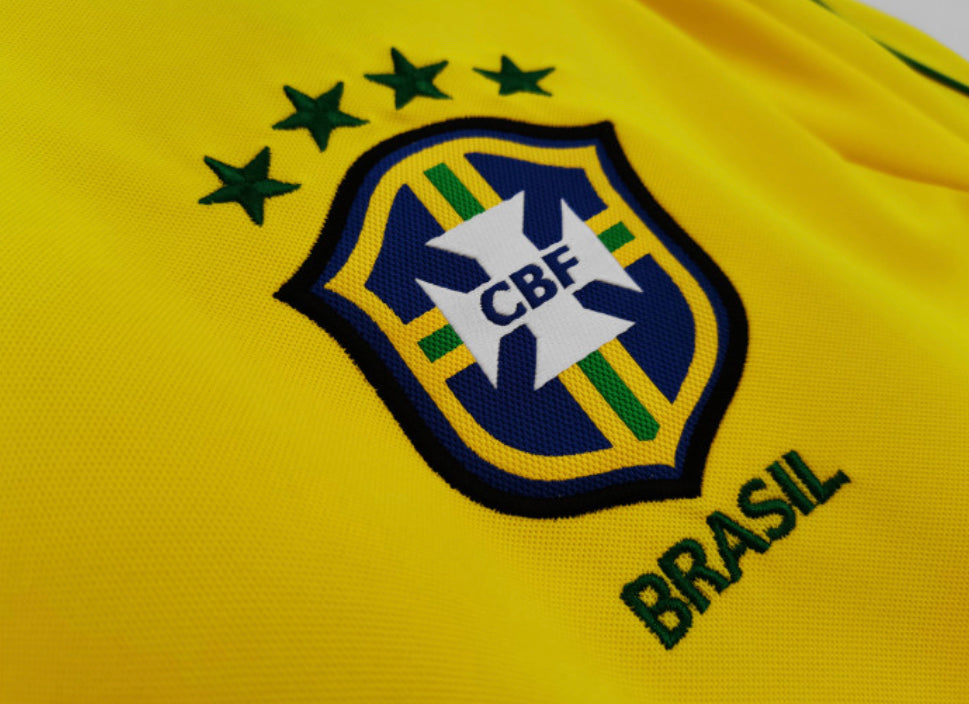 Brazil 1998 home retro jersey