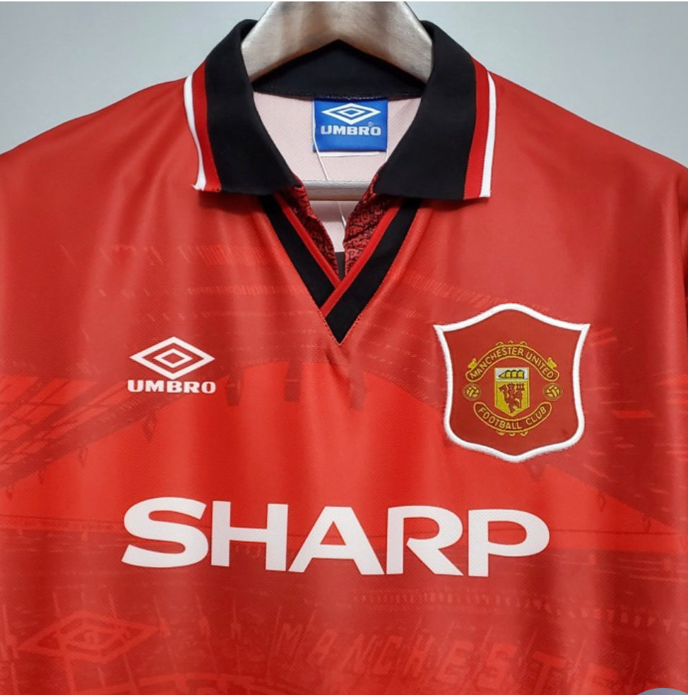 Man United home retro jersey 94/96