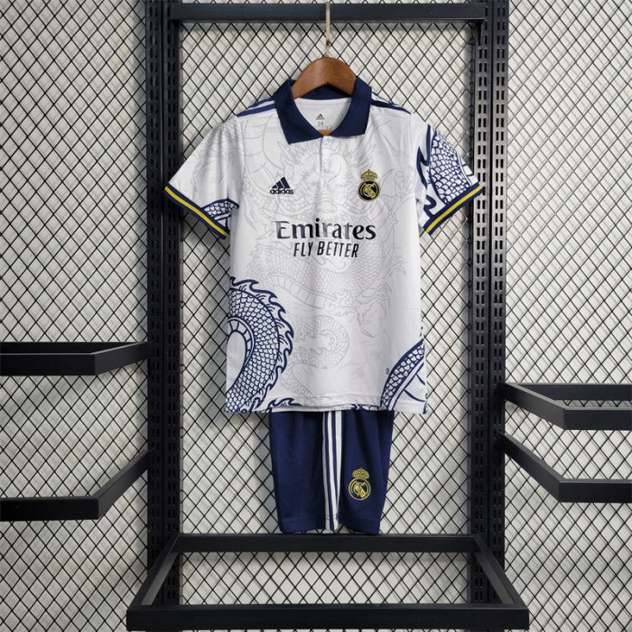 Real Madrid kids dragon white