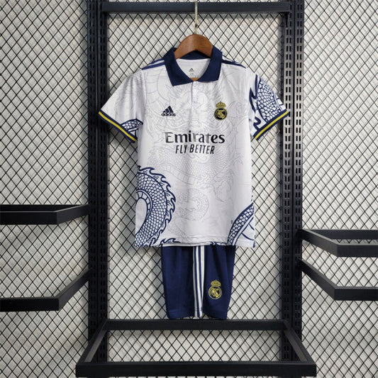 Real Madrid kids dragon white