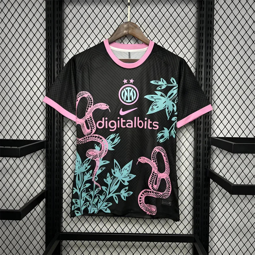 Inter 24/25 Snake Shirt Pink