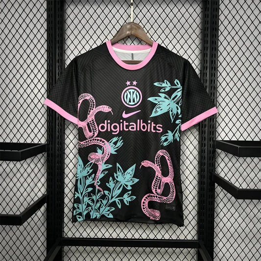 Inter 24/25 Snake Shirt Pink