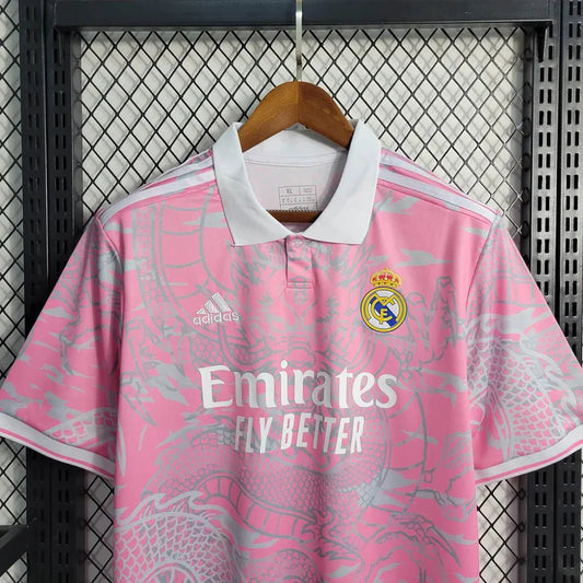 Real Madrid Pink Dragon Shirt